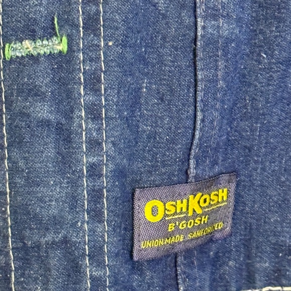 OshKosh B'gosh Vintage 70s American Union Made Sanforized Vesbak Overall 26-28 - Picture 3 of 9